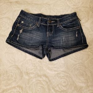Wishful Park Distressed Denim Jean Shorts Juniors